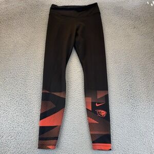 Nike Pants Women's Oregon State Beaver Jogging Yoga Athletic Size Medium Dri Fit